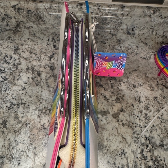 NWT ✨LISA FRANK Loungefly BUNDLE, bag and wallet with crossbody strap - Picture 5 of 10